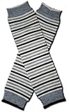 GRAY, WHITE & BLACK STRIPES (SCHOOL) - Baby Leggings/Leggies/Leg Warmers for Cloth Diapers - Little Girls & Boys & ONE SIZE by BubuBibi