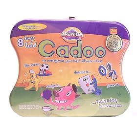 Cadoo Fun Board Game for Kids - Travel Edition in Metal Snap-Close Tin by