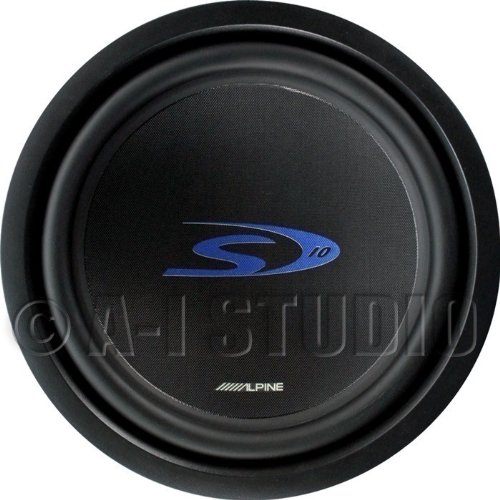 Alpine SWS1043D / SWS-1043D / SWS-1043D 10 DVC Car Subwoofer