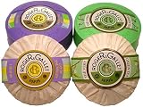Roger & Gallet Lily Of The Valley & Green Tea Soap Bar Set In 3.5 Oz Travel Case