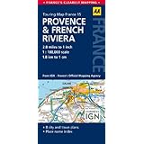 road map provence  french riviera road map france