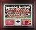 1987 Washington Redskins Framed Super Bowl XXII Team Photo with Stats