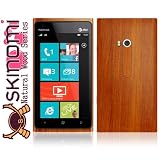 Skinomi TechSkin - Natural Light Wood Techskin & Screen Protector For Nokia Lumia 900