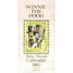 Winnie the Pooh Peep-through Long Calendar 2001