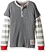 Burt's Bees Baby Boys' Organic Henley 2-fer Tee