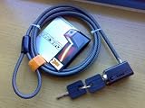 The CubeByte is a 1.8Mtr security cable, securing any device with a standard security slot such as a laptop, monitor, scanner, network switch etc. Includes a High Security '9 Disk' disk-tumbler lock and a patented adjustable locking mechanism.