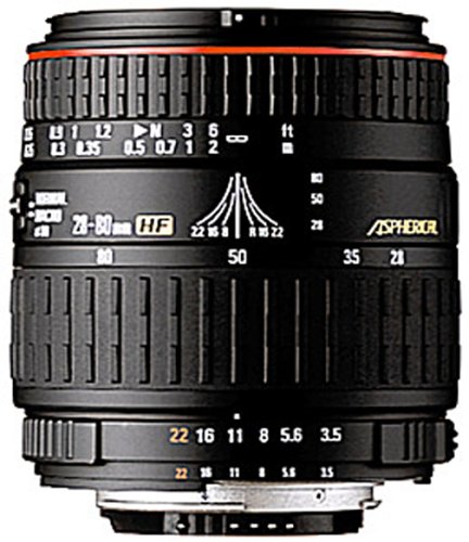 Sigma 28-80mm F3.5-5.6 Aspherical Macro HF Lens for Minolta-AF Camera