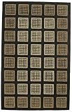 8X10 Black Contemporary Wool Handmade Soho SO93 Modern Area Rug