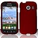 Samsung Galaxy Ace Style S765C Red Hard Case Snap On Rubberized Protector Cover