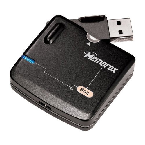 Memorex 8 GB HDD USB 2.0 MEGA Travel Drive (32601080)