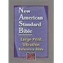 NASB Large Print Ultrathin Reference Bible (Black, Bonded Leather)
