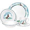 Corelle Livingware 20-Piece Dinnerware Set, Service for 4, Outer Banks