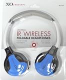 XO Vision IR630B Universal IR Wireless Foldable Headphones - Blue
