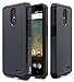 NageBee Design Premium [Heavy Duty] Defender [Dual Layer] Protector Hybrid Case For ZTE ZFive 2, ZTE Prestige, ZTE Maven 2, ZTE Sonata 3/Avid Plus/Avid Trio - Black