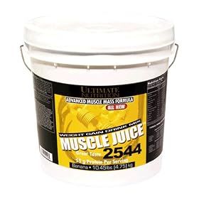Ultimate Nutrition Muscle Juice 2544 Weight Gain Drink Mix, Banana, 167.2 Ounces