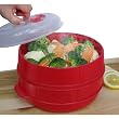 Handy Gourmet Jb6216 2 Tier Mircowave Steamer