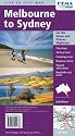 Melbourne to Sydney (Regional Maps): Via the Hume and Princes Highways. City map / 24-hour fuel / Camping areas / Distance charts / Tourist attractions / Roadside rest areas