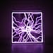 Luminglas 12 Square Plamsa Illumination Display Set PURPLE Color Contemporary Luminglass Disk/Disc (133)