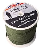 from Web-tex 100m Paracord on Reel