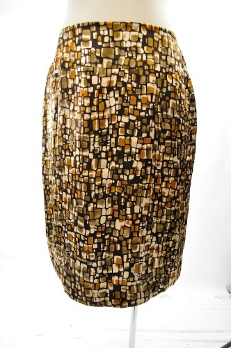 Jones New York Plus Size Mosaic-Print Slim Skirt Willow 22W