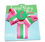 Mud Pie Initial Baby Initial Baby Personalized Pacifier Clip, Letter C