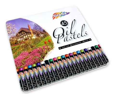 Childrens Toyshop  Toys : 45 Oil Pastels  in Storage Tin