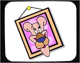 Decorated Mouse Pad with head, picture, smiling, dog, photograph