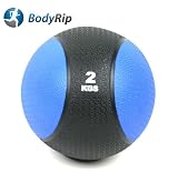 2 KG RUBBER MEDICINE BALL WEIGHTS EXERCISE FITNESS MMA BOXING TRAINING