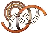 Brown Wave Unique Abstract Metal Wall Art