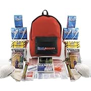 Quakehold! 70280 Grab-n-Go Emergency Kit, 2-Person 3-Day Back Pack