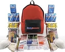 Quakehold! 70280 Grab-n-Go Emergency Kit, 2-Person 3-Day Back Pack