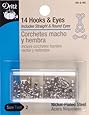 Dritz Hooks & Eyes Nickel Size 2