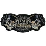 Patch Mirror Skull 13x5,5cm