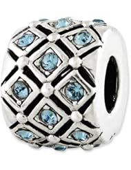 Sterling Silver Reflections December Swarovski Elements Bead