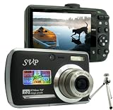 SVP Xthinn-737, 7.0MP, CCD Panasonic Sensor with 3x Optical zoom, 3 TFT LCD (Free-a Sturdy Tripod)