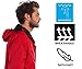 Gioberti Mens Waterproof Front Zip Hooded Rain Jacket