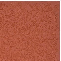 Floral Sprig Begonia Contemporary Rug Size: 4' Round