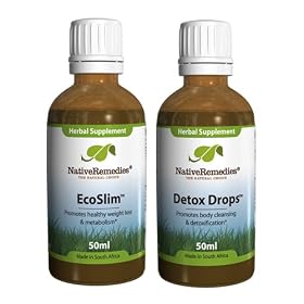 Native Remedies EcoSlim and Detox Drops ComboPack for weight loss and system detox