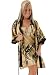  : SeXy Satin Chemise Nightgown Set Robe Padded Hanger Zebra Animal Print