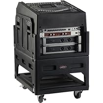 Hot Sale SKB Mighty Gig Rig with 14U top 6U Front Rack, Built-in Pedestal, Optional Rear Rack Rails