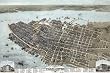 Charleston, South Carolina, Aerial View - 1872 Lithograph - 16x20-inch - Fine-Art-Quality Photographic Print of an Image from the Library of Congress Collection