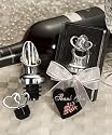 HEART WINE POURER/STOPPER - HEART DESIGN WINE POURER/STOPPER FAVOR - stopper