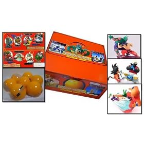 Lot de 7 Capsules Dragonball Asst V1 Rouge