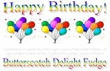 Birthday Balloons Butterscotch Delight Fudge Box