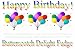 Birthday Balloons Butterscotch Delight Fudge Box