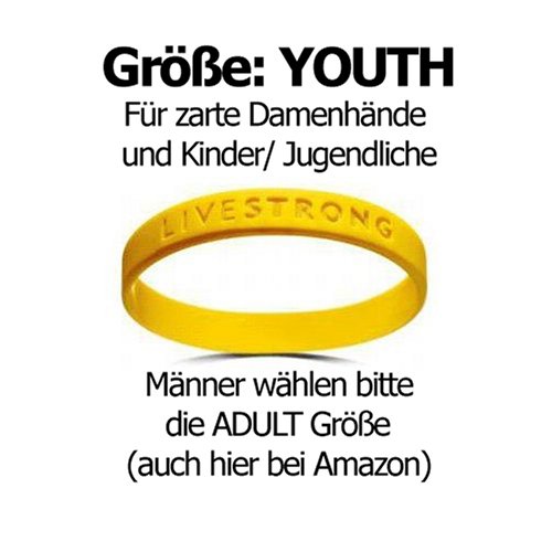 Childrens Toyshop  Spielwaren : Armband Livestrong incl. $1 Krebshilfe Lance Groesse: YOUTH