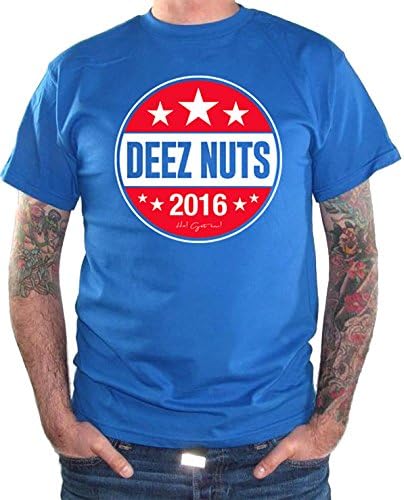 Deez Nuts for President Ha! Got Em! Royal Shirt (Large)