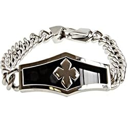 Stainless Steel Bracelet - Length: 8.5"/Width: 15mm