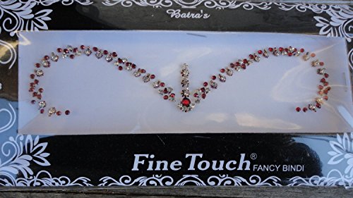 Lightahead® 1 LARGE PACK BOLLYWOOD HEAD BINDI TATTOO INDIAN ART RHINESTONE STICK ON REUSEABLE (B)