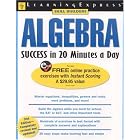 Algebra Success in 20 Minutes a Day, 2nd Edition (Skill Builders) by LearningExpress Editors